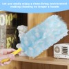 33Pcs Disposable Duster Refills, 360° Double-Sided Duster Traps with Handle