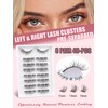 Cluster Lashes Eyelash Extensions Mixed 11-13 mm Individual Eyelashes D
