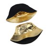 Joylife Metallic Bucket Hat Trendy Fisherman Hats Unisex Reversible Packable