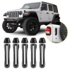 5pcs/set Car Door Handle Inserts Cover Kit Exterior Decoration Fit
