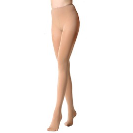 MANZI Women's 1 Pairs Classic Opaque Control-Top Tights with Comfort Stretch 70 Denier(Suntan,1 Pairs,XL)