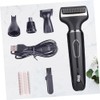 1Set Electric Razor and Hair Trimmer Set Rechargeable Multifunctional Clipper