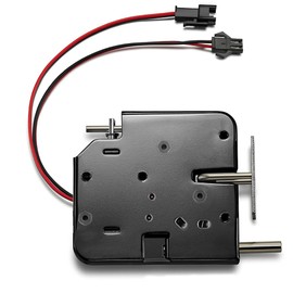 Vientiane Electric Lock DC 12 V Electromagnetic Locking Door Cabinet Drawer Electromagnetic Lock with Emergency Release for Door Access Control System