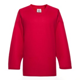 EALER H80 Series Blank Ice Hockey Practice Jersey for Men and Boy - Senior and Junior - Adult and Youth Red