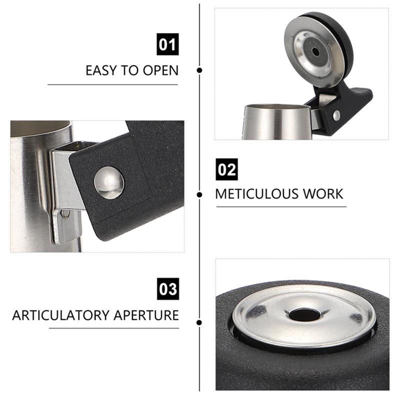 Gereiny Kettle Spout Whistle Nozzle Stainless Steel Kettle Spout Teakettle