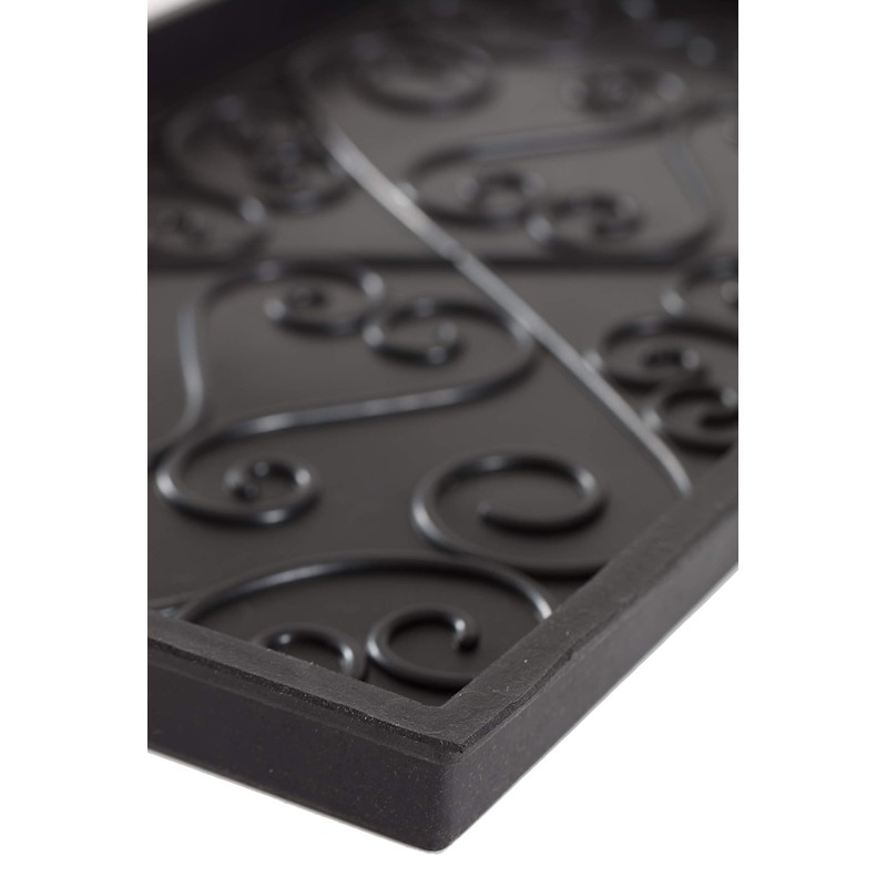 Anji Mountain Rubber Boot Tray with Coir, Fits 4 Pair