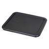 Pyrex 7210-PC Rectangle 3 Cup Charcoal Grey Storage Lid for