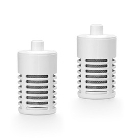 BUZIO 2 Water Bottle Filter Replacements, Carbon Filters for Bottles & Tap Water, 6 Months Duration, 96 Gallons, Reusable for Clean Drinking On The Go