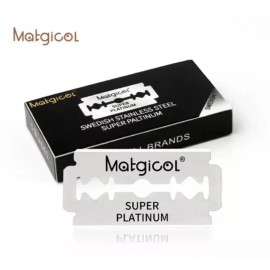 Matgicol 200 Matgicol  Platinum Ultra Sharp Double Edge Cut  Barber Razor Blades