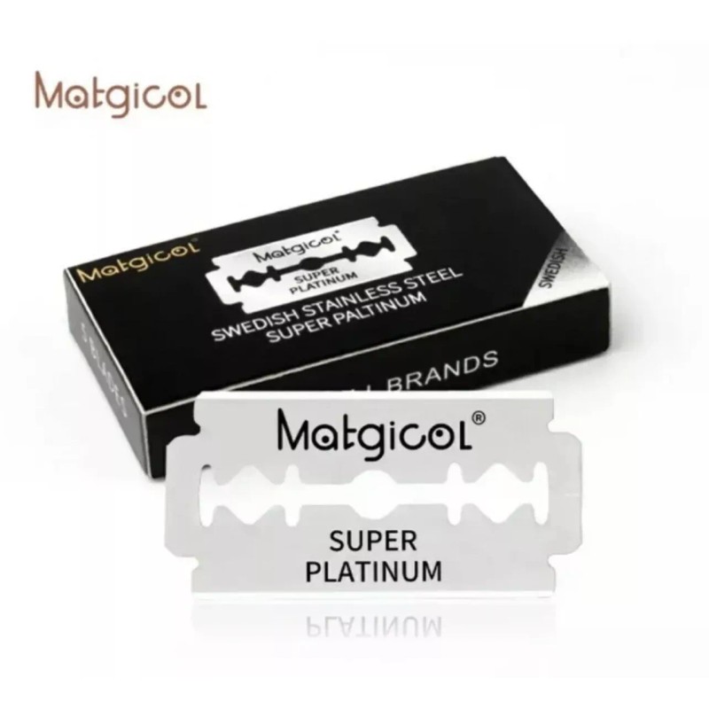 Matgicol 200 Matgicol Platinum Ultra Sharp Double Edge Cut Barber