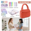 APOFFICE Quilted Bible Cover with Highlighters & Bible Tabs –