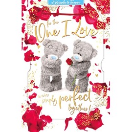 3D Holographic Keepsake One I Love Me to You Valentine's Day Card