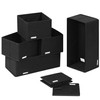 Navaris Folding Boxes, Set of 6, Versatile Storage Options with