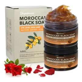 Jabón Negro Marroquí Forvirness Con Aceite De Argán Pack 2