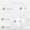 LOTUS & WINDOWARE Cordless Mini Blind, 1" Vinyl Slats, 71"