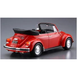 Aoshima Bunka Kyozai 1/24 The Model Car Series No. 75 Volkswagen 15ADK Beetle 1303S Convertible 1975 Plastic Model