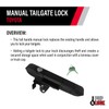POP & Lock – Manual Tailgate Lock for Toyota Tacoma,