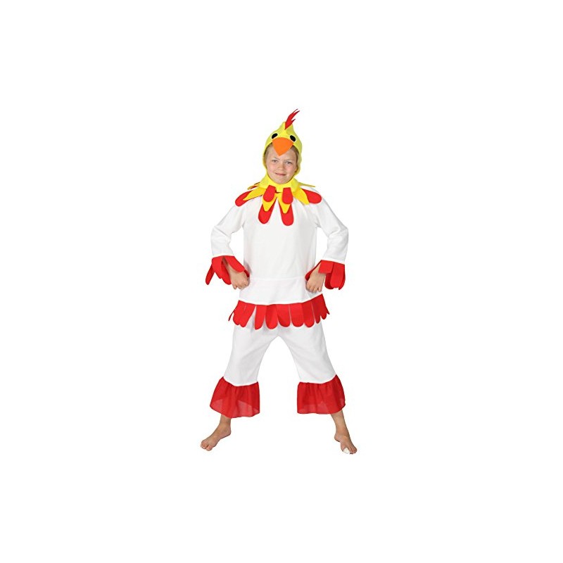 Foxxeo Chicken Costume Chicken Costume Chicken for Children White Children's
