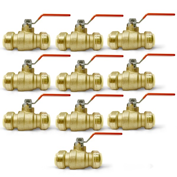 CMI Inc - 3/4" Push Fit Ball Valve, Water Shut