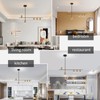 Siittoo Pendant Light Fixtures, Dimmable Modern LED Chandelier Lighting with