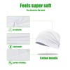 Lightweight Cotton Beanie, Breathable Thin Sleep Hats, Skull Caps for
