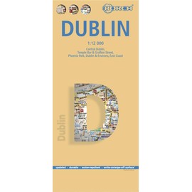 Dublin, Borch Map: Central Dublin, Temple Bar & Grafton Street, Phoenix Park, Dublin & Environs, East Coast