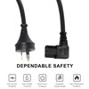 IEC 5M Power Lead 90 Degree Right Angled C13 Plug