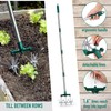 Altdorff Rotary Cultivator for Gardening, 63" Extra Long Adjustable Gardening