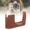 PU Leather Camera Half Case for Leica Q Half Body