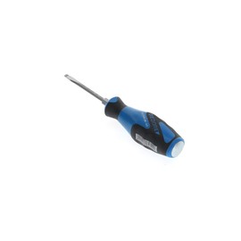GEDORE Screwdriver Slotted with Impact Cap, Screwdriver, 3-Component Handle, Length 180 mm, Tool, 2154SK 4.5