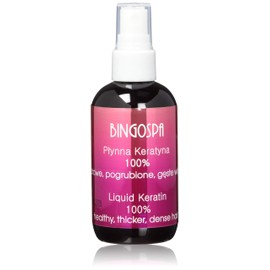 BINGOSPA Liquid Keratin 100% for Strong Hair, Shiny Hair Against Split and Broken Hair Ends, 100 ml