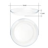 FOYO Oven Basics Glass Plate Set, 10 inch Round Tempered