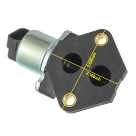 Idle Air Control Valve Compatible with Ford Ka 2001-2008, Fiesta 2010, 1.6L L4 Engine