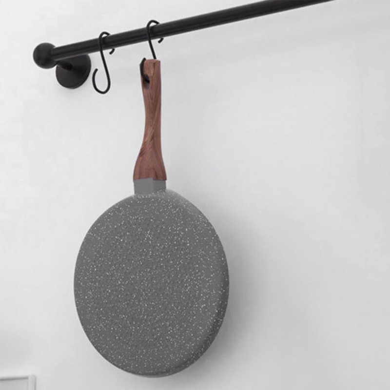 Frying Pan with Magnetic Base Rapid Heat Conduction Prevents Stick
