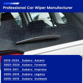 EMITHSUN 14 Inch Rear Wiper Blade Replacement for 2019-2024 Subaru Ascent,2003-2024 Forester,2004-2011 Impreza Original Equipment Replacement- 14" (Pack of 1)