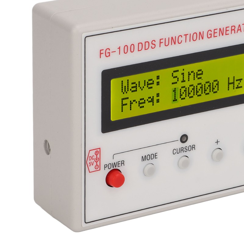 Signal Generator DDS 1Hz‑500kHz Sine 1Hz‑20kHz Square Sawtooth Triangle Wave