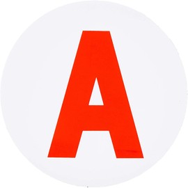 OUTILE Magnetic Letter Disc "A" 15cm