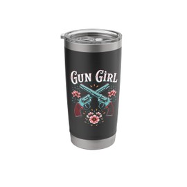 Gun Girl Vintage Gun Girl Stainless Steel Insulated Tumbler