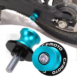 M10 x 1.25 Bobbins for CFMOTO 10 mm repair stand, racing adapter, stand mount for 450NK 450SS 450SR 450MT 650MT 800MT 700CL-X 250SR 300NK - blue