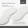 BERGAL COTTON 3 Pairs Soft Thin Barefoot Soles 100% Cotton