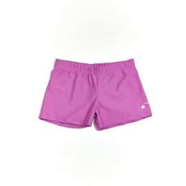 Destira Girl's Gymnastic Compression Sport Short, Lilac, Compression Athletic Sport Shorts, Ideal for Gymnastics, Practices, Dance, Cheer, Tumbling, Yoga, and More, Child Small (6X)