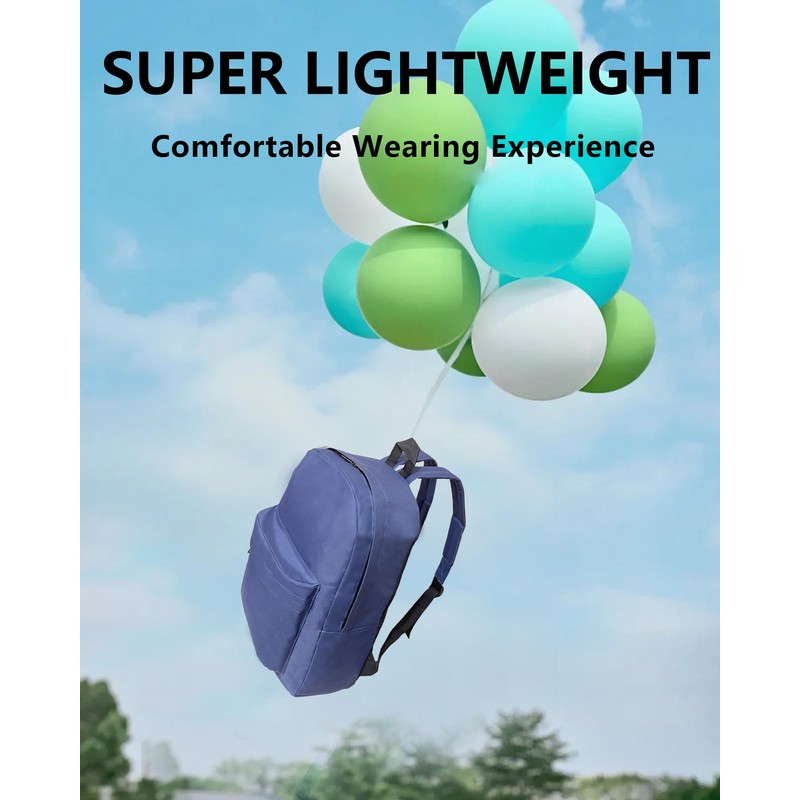 BOGGEUSS Classical Basic Travel Backpack For School Water Resistant Bookbag