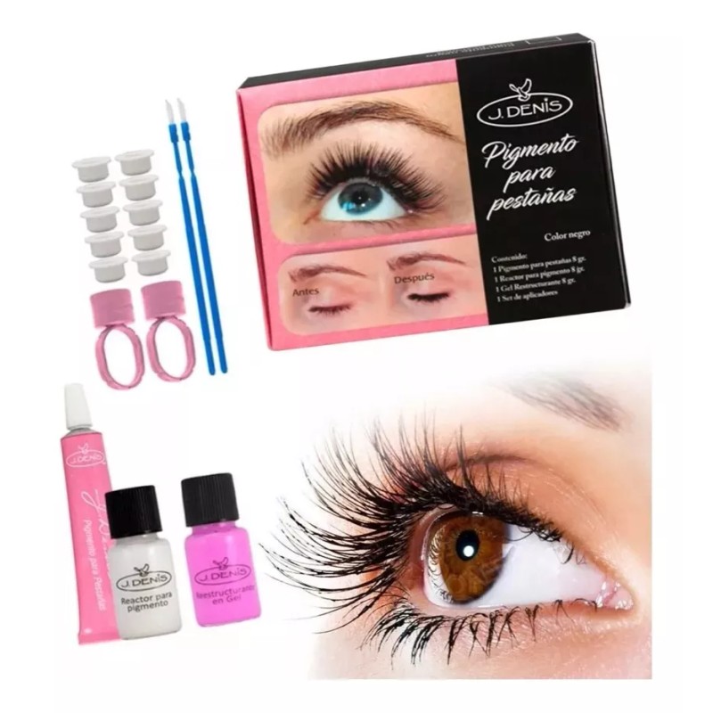 J. Denis Pigmento Para Pestañas J Denis® Negro 2 Piezas