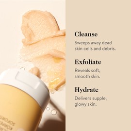 goop Beauty Microderm Body Scrub | Exfoliating Body Wash to Cleanse & Moisturize Skin | Quartz, Garnet, & Hydrated Silica | 6 fl oz | Dead Skin Remover Inspired by Microdermabrasion | Paraben Free