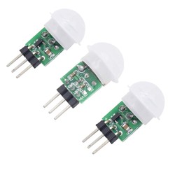 Hailege 3pcs AM312 Mini Pyroelectric PIR Human Sensor Module PIR Infrared IR Sensor Body Manual Motion Infrared IR Detector