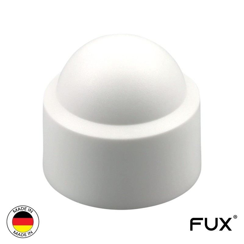 FUX Pack of 10 Hexagonal Screw Covers, Cover Caps for