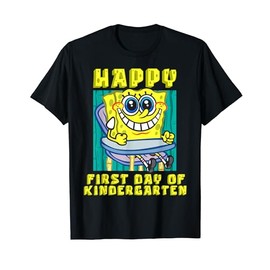 Mademark x SpongeBob SquarePants - SpongeBob Happy First Day Of Kindergarten Boys Girls Gift T-Shirt