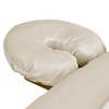 ForPro Premium Microfiber Massage Face Rest Cover, Natural, Ultra-Light, Stain