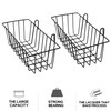 Oiiwowi 2 Pack Wall Grid Panel Hanging Wire Basket,Grid Wall