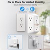 JcBlaon 6-Outlet Surge Protector Wall Charger with 4 USB Ports